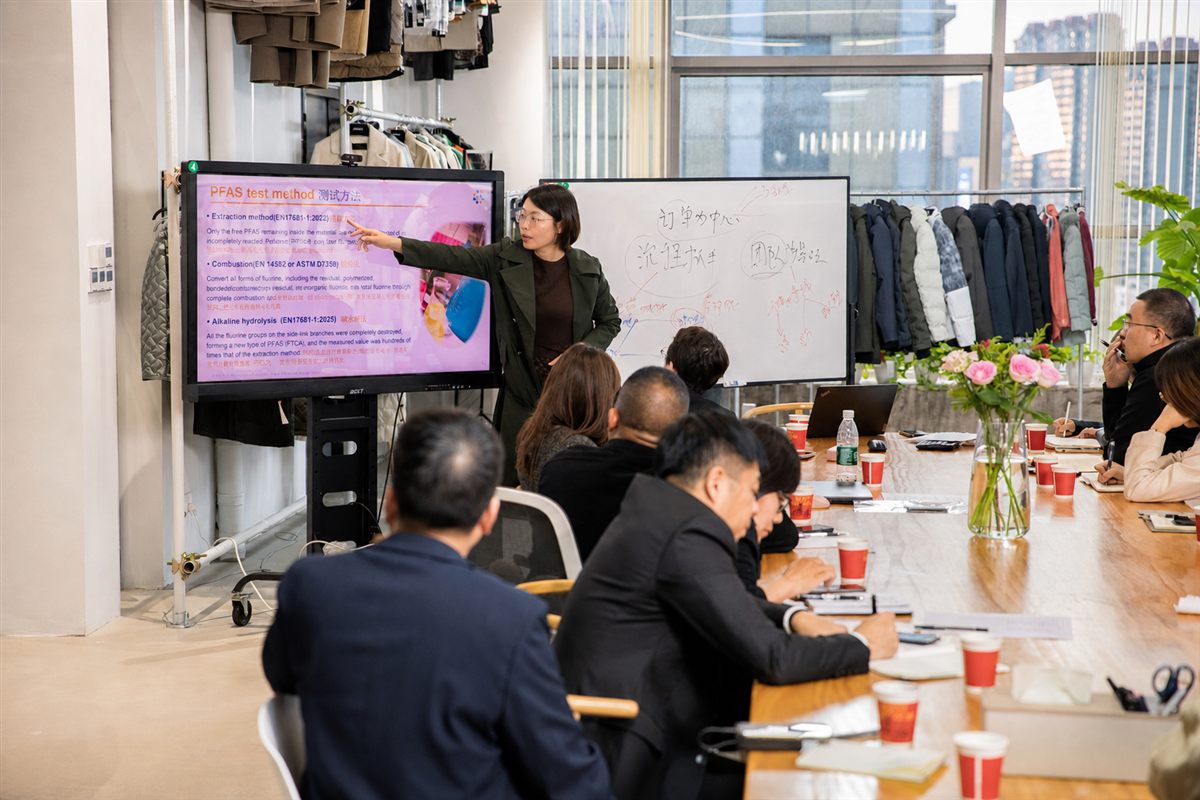 MORO team receiving technical outerwear training